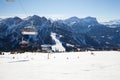 Dolomites, Italy. Kronplatz Plan de Corones, Puster Valley, Mountain ski.