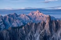 Dolomites, Italy, Morning sunrise Royalty Free Stock Photo