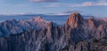 Dolomites, Italy, Morning sunrise Royalty Free Stock Photo