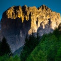 Dolomites, Italy, mountains between the regions of Veneto and Alto Adige