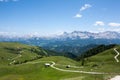 Dolomites meadows landscape, Sass de Putia area Royalty Free Stock Photo