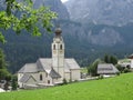 Dolomites mountains landscapes, Colfosco, Alta Badia, Italy Royalty Free Stock Photo