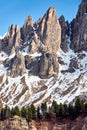 Dolomites mountains in the North of Italy, Trentino. Landscape