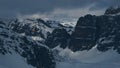 Dolomites mountains seen from Lagazuoi