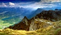 Dolomites panorama Royalty Free Stock Photo