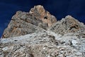 Dolomites peak Averau Royalty Free Stock Photo