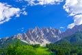 Dolomites in San Candido in summer