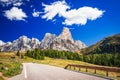 Dolomites, Sudtirol - Italy. Cimon della Pala mountain, Passo Rolle in Trentino Alto-Adige