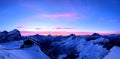 Dolomites sunrise Royalty Free Stock Photo