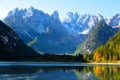 Dolomites, view of Monte Cristallino Royalty Free Stock Photo
