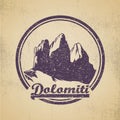 Dolomiti Royalty Free Stock Photo