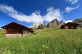 Dolomiti - barns on summer Royalty Free Stock Photo