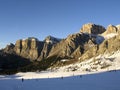 Dolomiti, Canazei - Pekol lift Royalty Free Stock Photo