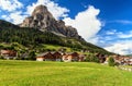 Dolomiti - Corvara in Badia small town Royalty Free Stock Photo