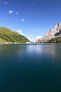 Dolomiti - Fedaia lake Royalty Free Stock Photo