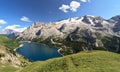 Dolomiti - Fedaia lake Royalty Free Stock Photo