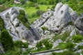 Dolomiti Lucane Mountain Range Royalty Free Stock Photo