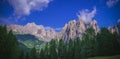 Dolomiti mountains in Italy