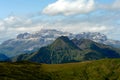 Dolomiti panorama Royalty Free Stock Photo