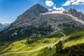 Dolomiti - summer view of mount Marmolada, Trentino, Italy