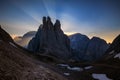 Dolomiti - the Vajolet towers Royalty Free Stock Photo