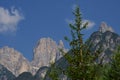 Dolomitic peaks Royalty Free Stock Photo