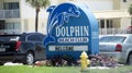 Dolphin Beach Club Sign, Daytona Beach, Florida Royalty Free Stock Photo