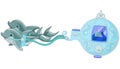 Dolphin carriage Royalty Free Stock Photo