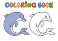 Dolphin cartoon Royalty Free Stock Photo