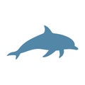 Dolphin icon design Royalty Free Stock Photo