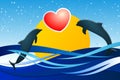 Dolphin Love Royalty Free Stock Photo