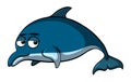 Dolphin with sad face Royalty Free Stock Photo