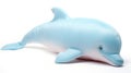 dolphin Soft toy on a white background, cut Royalty Free Stock Photo