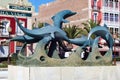 Dolphin statue, Almeria.