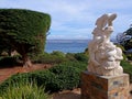 Dolphin Statue Near Monterey Bay