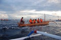 Dolphin watching rush hour Royalty Free Stock Photo