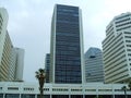 Dolphinarium towers or skyscrapers in Tel Aviv city, Israel