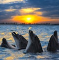 Dolphins Royalty Free Stock Photo