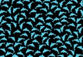 Dolphins abstract background Royalty Free Stock Photo