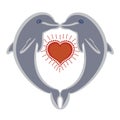 Dolphins in love