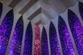 Dom Bosco Sanctuary Interior - Brasilia, Distrito Federal, Brazil Royalty Free Stock Photo