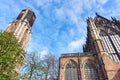 Dom Church and Dom Tower in Utrecht The Netherlands Royalty Free Stock Photo