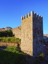 Dom Fernando Wall in Porto Royalty Free Stock Photo