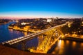 Dom Luiz bridge in Porto Portugal