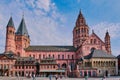 Dom Mainz in the old town Royalty Free Stock Photo