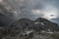 Dom na Triglavski hut and Mount Triglav