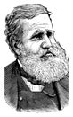 Dom Pedro II, vintage illustration