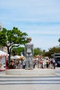 Dom Sebastiao statue, Lagos, Portugal. Royalty Free Stock Photo