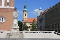 Dom Square and Holy Trinity Column Szeged - Hungary. Royalty Free Stock Photo
