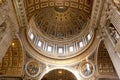 Dom of St Peters basilica Royalty Free Stock Photo